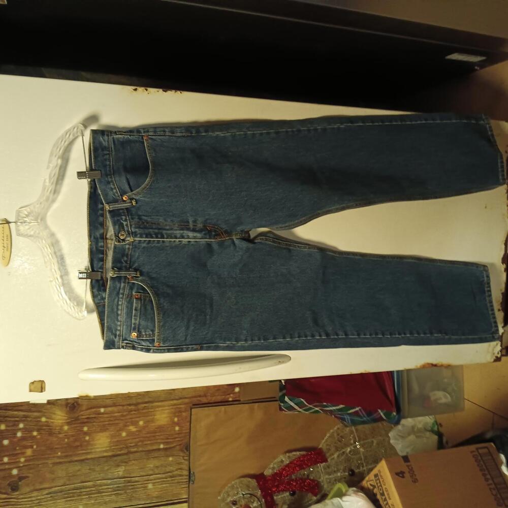 Levi's 505 Blue Denim Jeans, Waist 38, Length 32